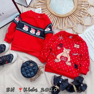Xả Áo nỉ bông noel cho bé