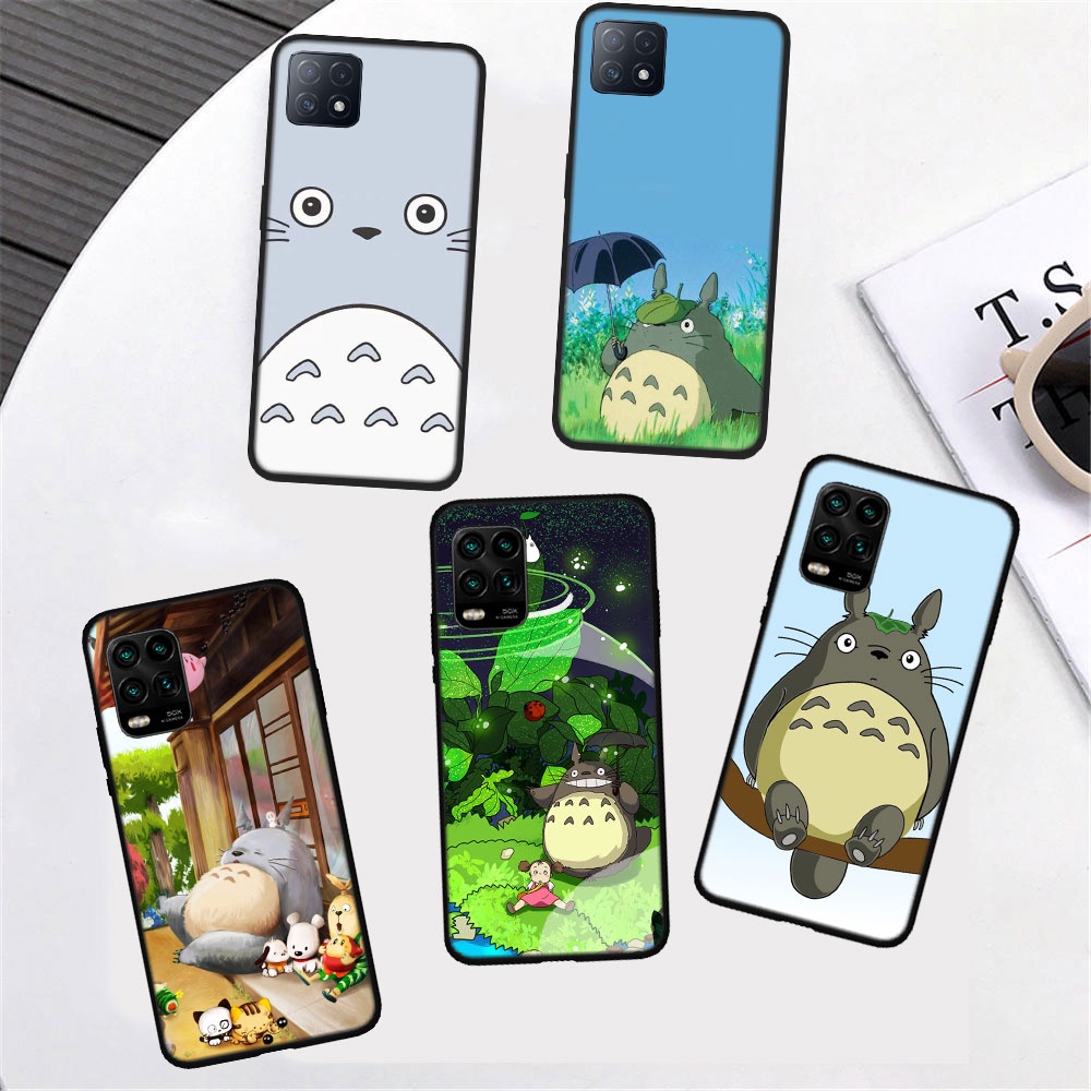 Ốp điện thoại mềm hình Totoro SST105 cho Realme C2 C3 C11 C12 C15 C17 C20 C21 C25