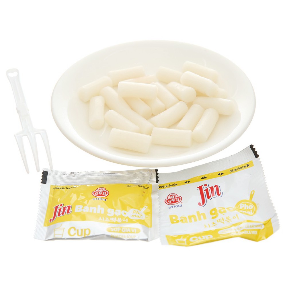 [FREESHIP❤️] - Bánh gạo tokbokki Ottogi Jin vị phô mai ly 82g