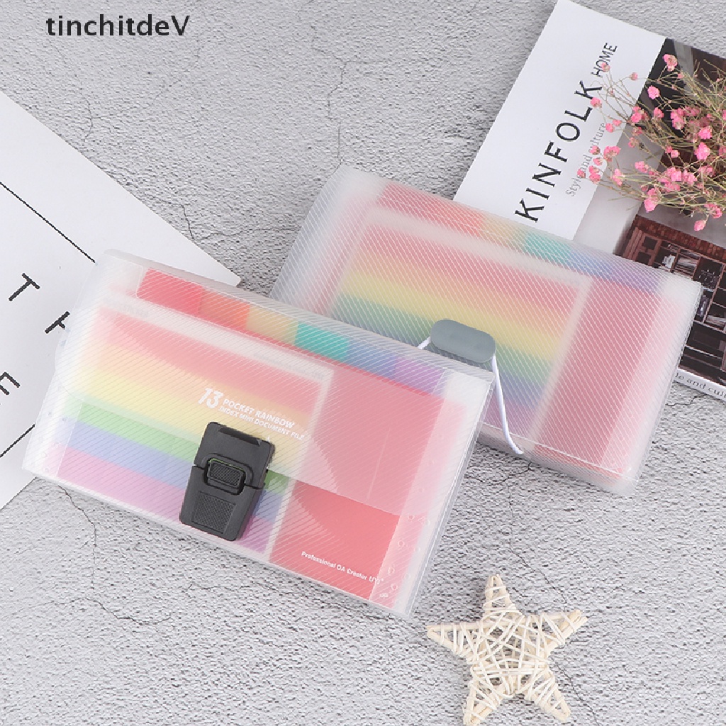 [TinchitdeV] Túi Đựng Tài Liệu Văn Phòng Khổ A6 13 Lớp