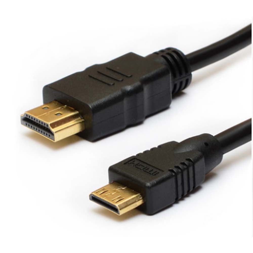 3FT HDMI (Type A) to HDMI Mini (Type C) Video Cable 1080p For Tablet Camera