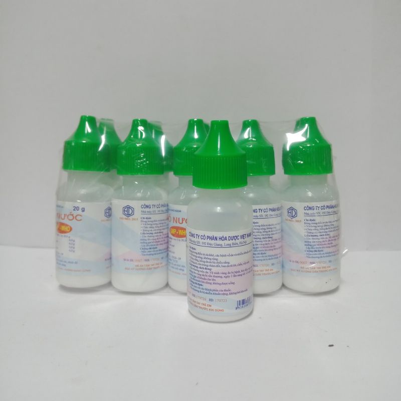HỒ NƯỚC HÓA DƯỢC lọ 20g