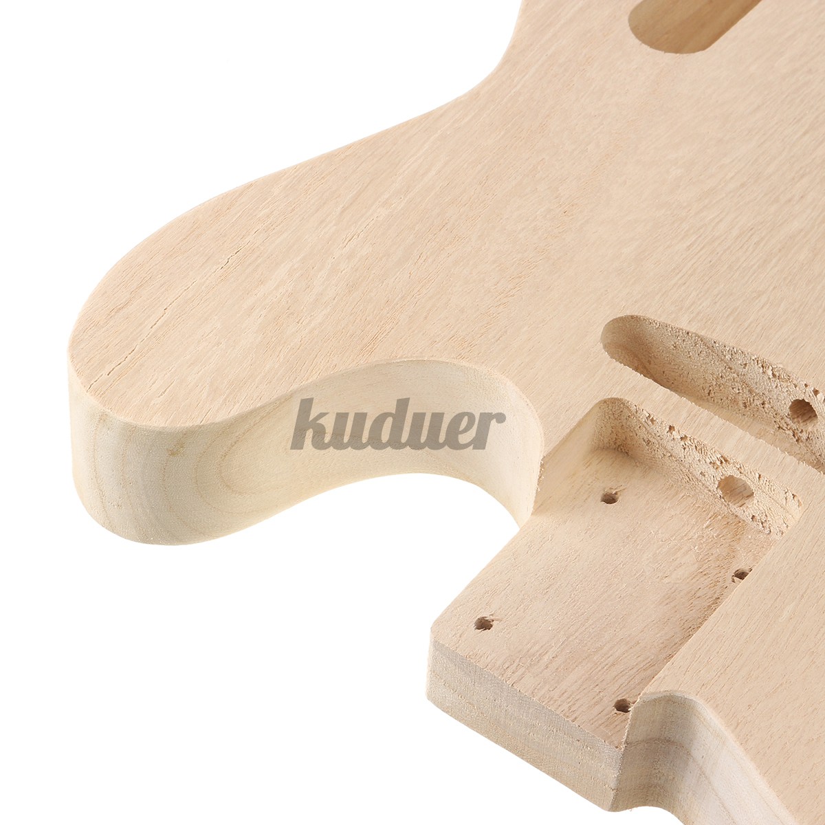 Unfinished DIY Electric Guitar Barrel Body Polished Maple for TL Style Guitar