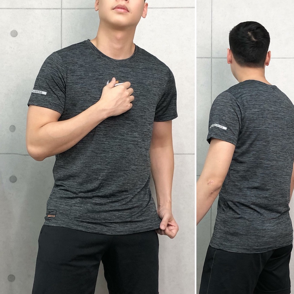Áo thun thể thao gym nam bigsize cao cấp áo phông cổ tròn nam xuất khẩu APTT 145 - 93