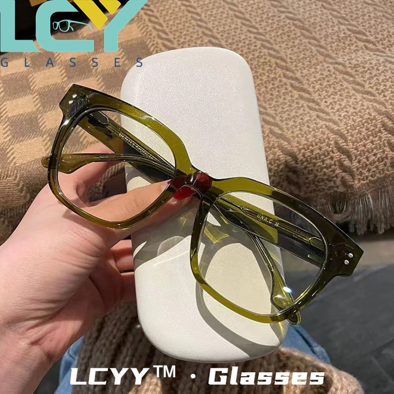 Kính Mát Gọng Đen Chống Ánh Sáng Xanh Phong Cách Hàn Quốc Cổ Điển Thời Trang 325