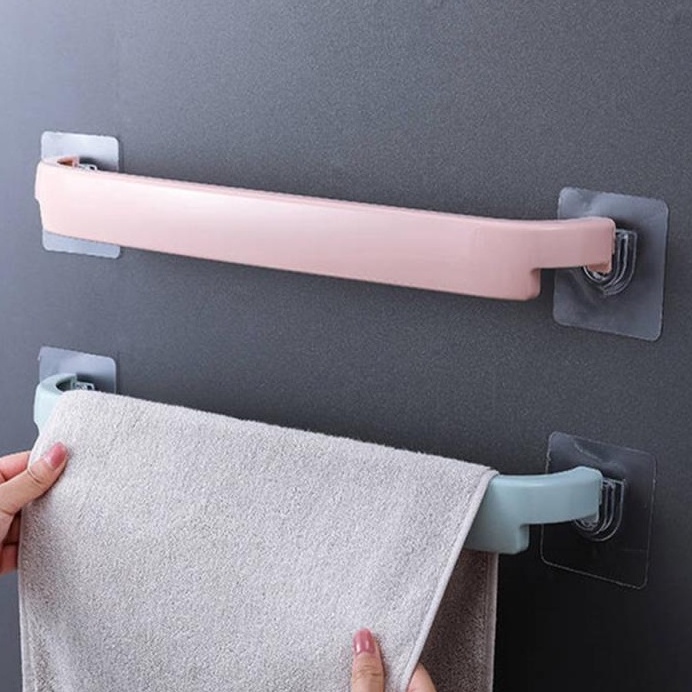 Thanh treo đồ dán tường dài 45cm tiện dụng (màu ngẫu nhiên)