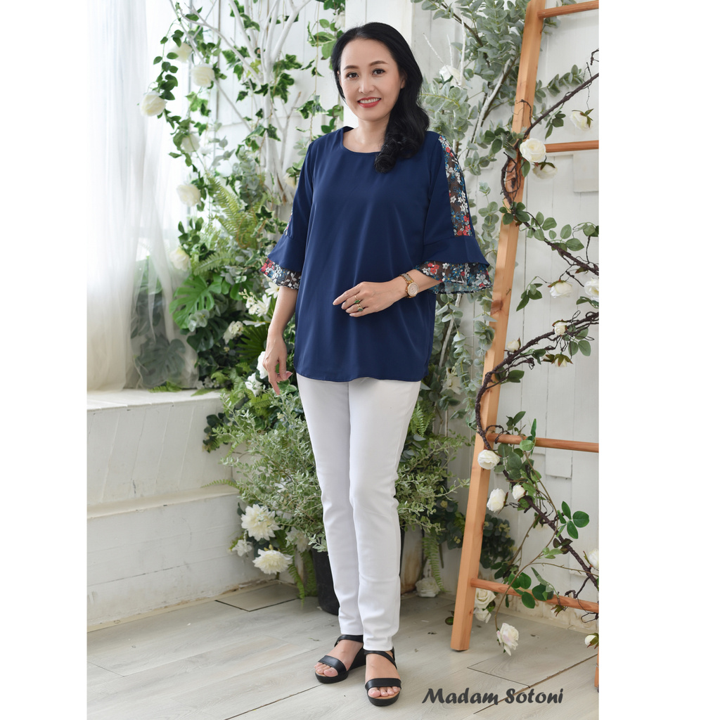 Madam Sotoni - Thời trang trung niên - Áo kiểu nữ trung niên - MGXH1009