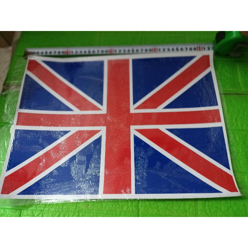 Bộ tem dán cờ anh cao 30cm dài 40 cm