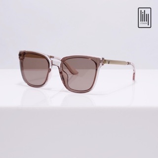 Kính nâu trà xuyên đêm chân vàng 55