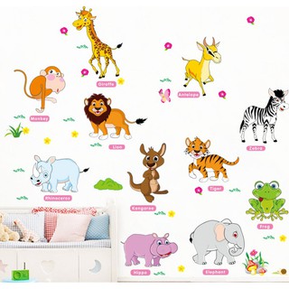 Decal vườn thú dc005