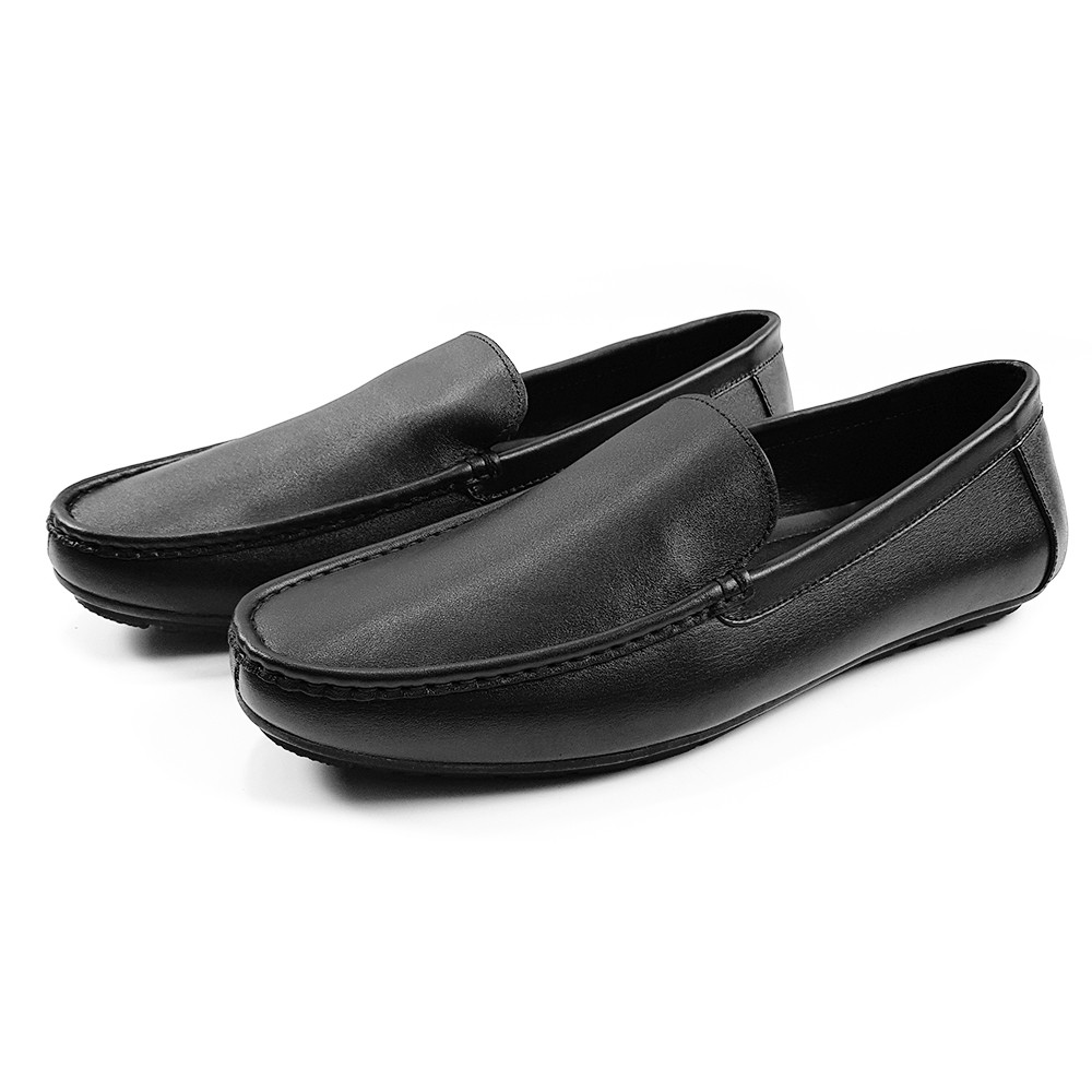 Xả Giá Gốc- Giày Lười Nam Da Bò Thật Nguyên Tấm Siêu Mềm VNXK GM29