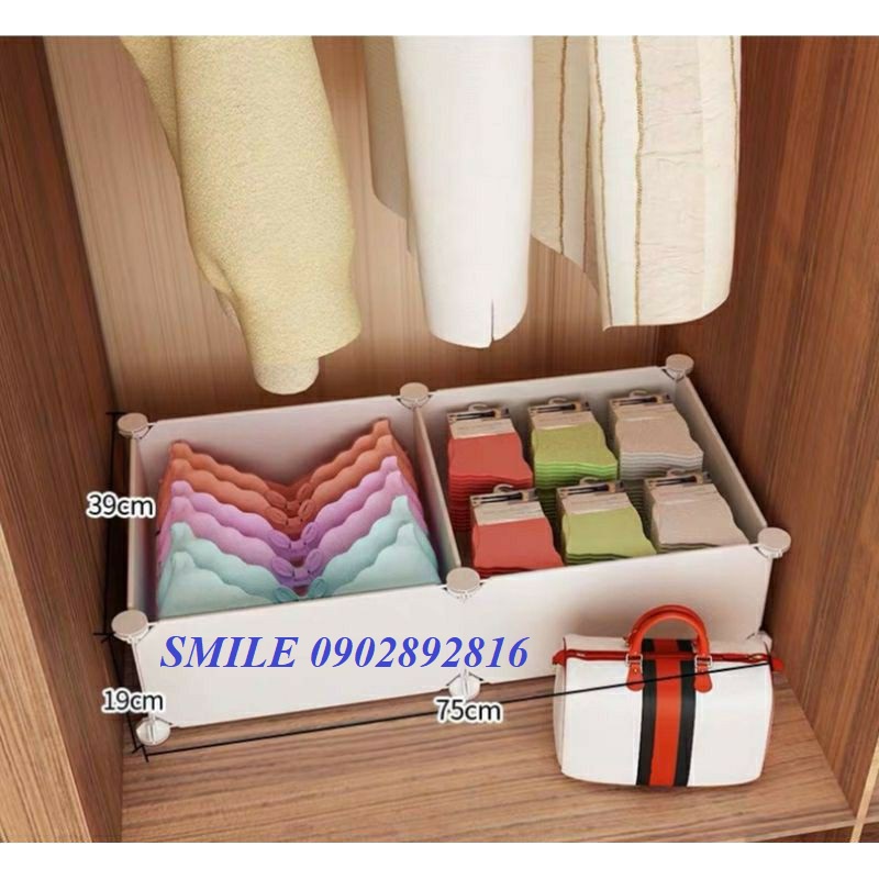 Hộp Đựng Đồ 2 Ngăn Tiện Lợi