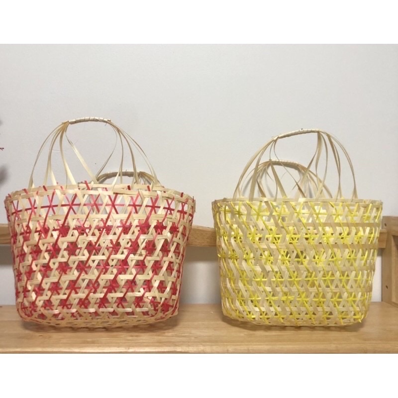 Giỏ tre đựng quà mộc mạc và ấn tượng giá sỉ
