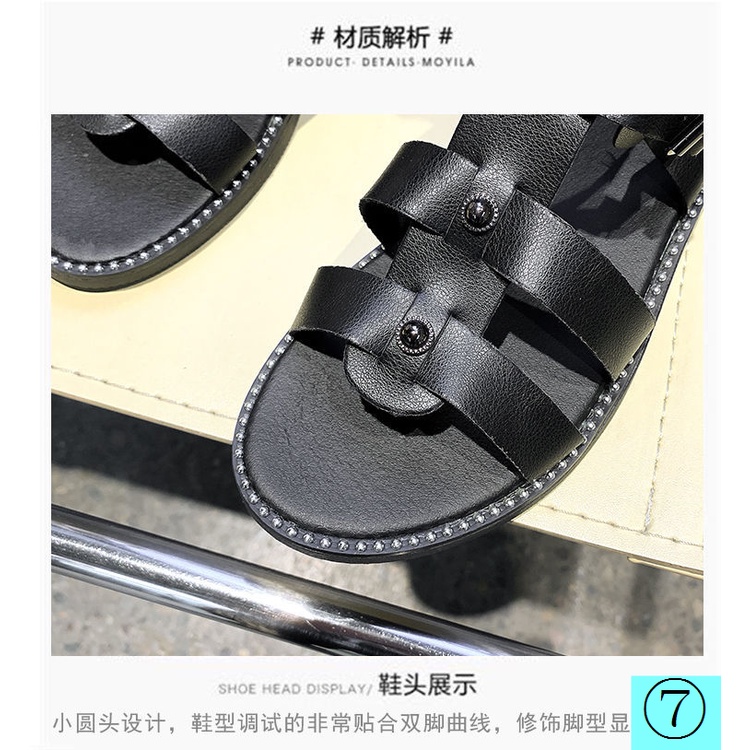 Sandal Hở Ngón Đế Bằng Thiết Kế Dây Đan Chéo Phong Cách Âu Mỹ Thời Trang Mùa Hè Mới Cho Nữ