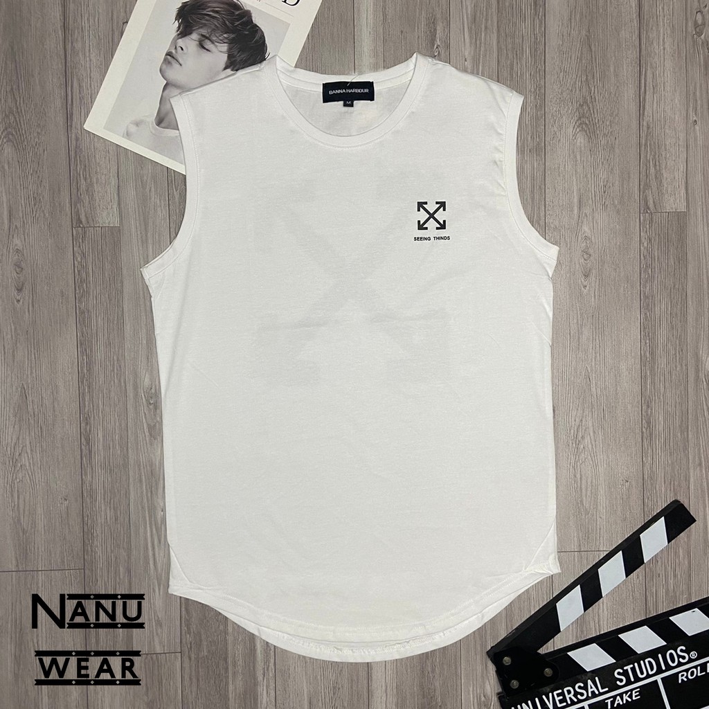Áo sát nách nam hàng đẹp Nanuwear. Áo sát nách thể thao D3 ( ảnh shop tự chụp)