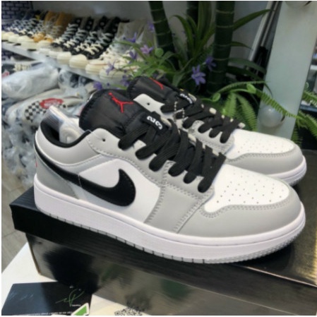 Giày JORDAN Xám Thấp Cổ - Giày JD Xám Cổ Thấp S23