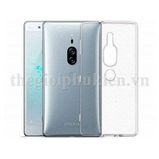 Ốp lưng silicon dẻo trong suốt Sony Xperia XZ2 Premium siêu mỏng 0.5 mm