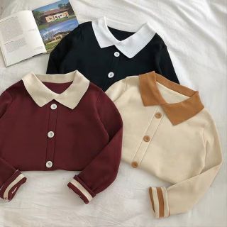 Áo len mỏng cổ peter pan ulzzang