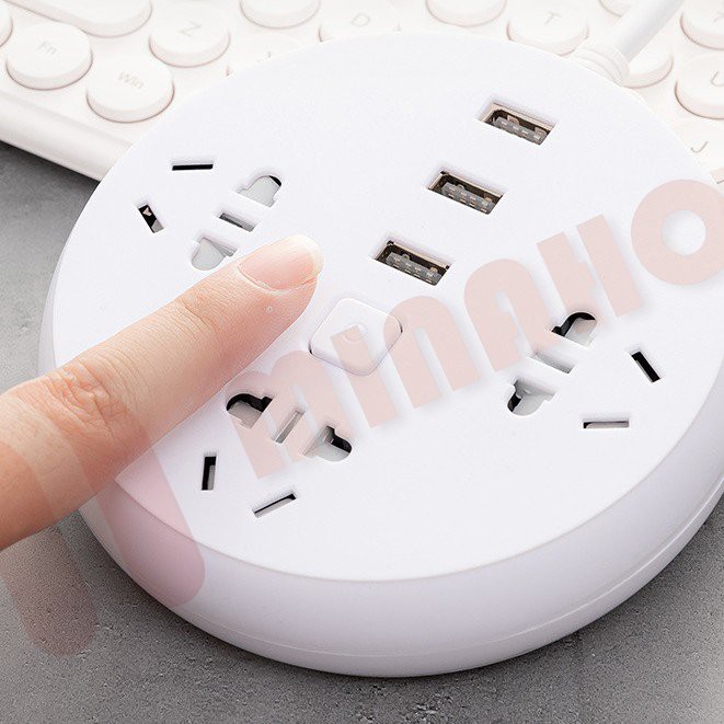 Ổ Cắm Điện Đa Năng Có Cổng USB Minaho - Dây điện dài 1,5m