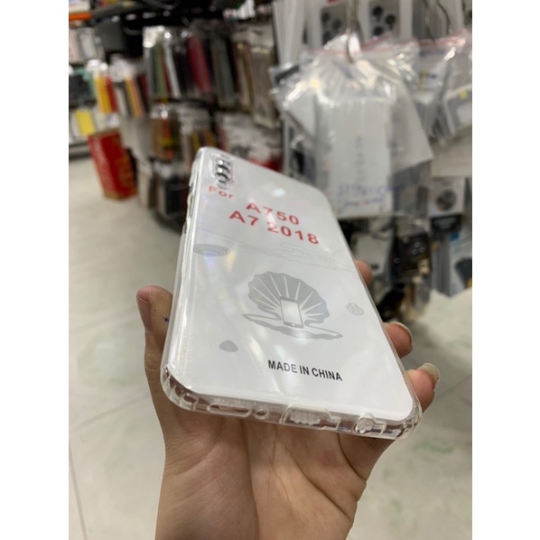Ốp Samsung A22 4G,A750, dẻo trong suốt viền bảo vệ camera