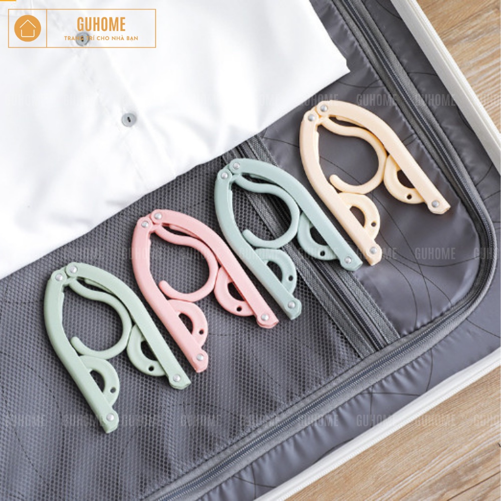 Móc nhựa treo quần áo gấp gọn khi đi du lịch