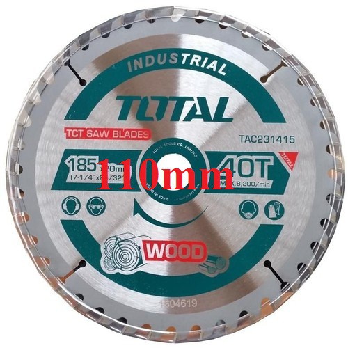 110MM LƯỠI CƯA GỖ BẰNG HỢP KIM NHÂN TẠO TCT TOTAL TAC231115