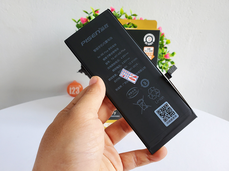 PIN PISEN IP 6S PLUS DUNG LƯỢNG CAO 3380MAh PIN PISEN CHÍNH HÃNG DÙNG CHO IP 6S PLUS BẢO HÀNH 12 THÁNG TOÀN QUỐC .