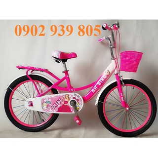[LH CHIẾT KHẤU] XE ĐẠP NỮ 20 INCH CHO BÉ CAO TỪ 1M25 ĐẾN 1M4 TỪ 7-12 TUỔI ĐÃ BIẾT CHẠY XE LH Ngay ạ