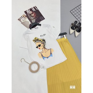 🥰 Sét áo phông hình chân váy👗