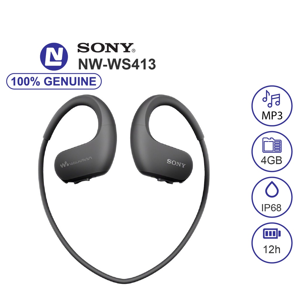 [Mã 154ELSALE2 giảm 7% đơn 300K] NEW-Full box - Sony NW-WS413 Máy nghe nhạc Walkman