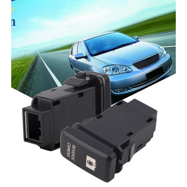 Công Tắc LED Cam lùi Toyota Fortuner Land cruiser xe hơi ô tô nút ấn Bật Tắt 12V Màu Xanh Dương chữ Reverse Camera