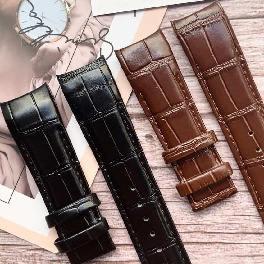 Dây da dành cho đồng hồ tissot mẫu couturier đầu Mo  , size 22mm , màu đen , nâu