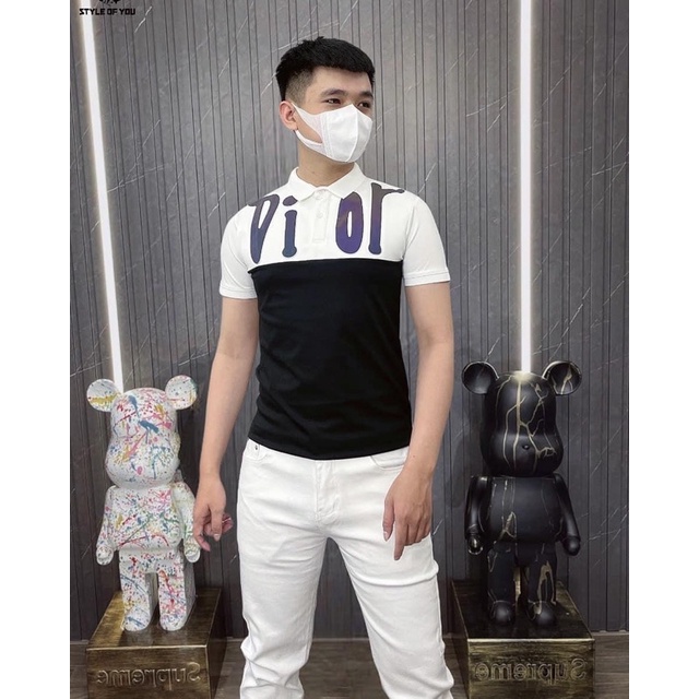 áo thun nam cổ trụ phản Quang