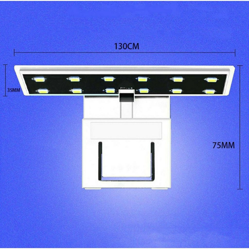 Đèn Led Kẹp Hồ X3- 6W Siêu Sáng Tiện Lợi, Nhỏ Gọn cho bể cá cảnh, thủy sinh