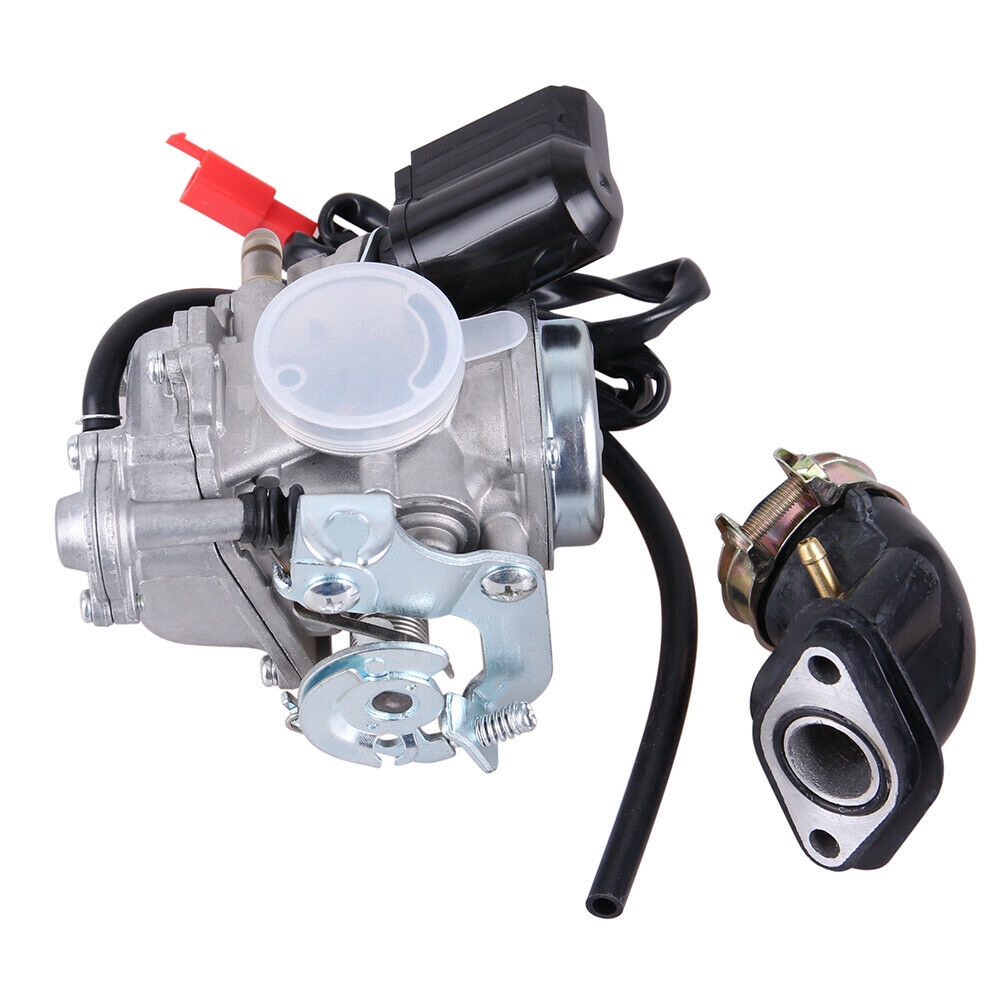[FREESHIP] Bộ Chế Hòa Khí 50CC Cho Xe Tay Ga Kèm Ống Dẫn Nạp Khí HAHA