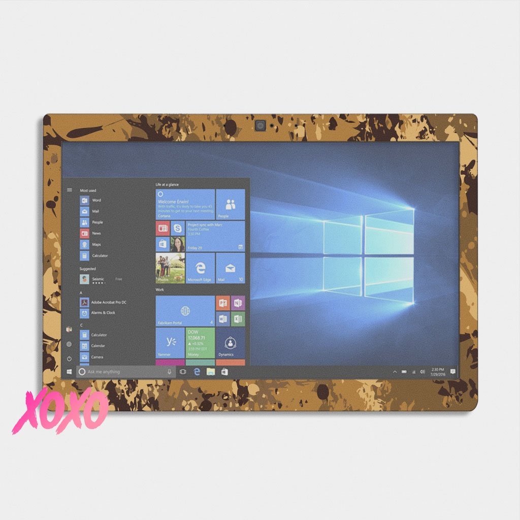 Miếng skin dán laptop mẫu CMH 007 / Có mẫu decal dán cho tất cả các hãng máy tính