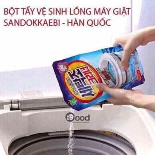 Combo 10 gói tẩy lồng máy giặt