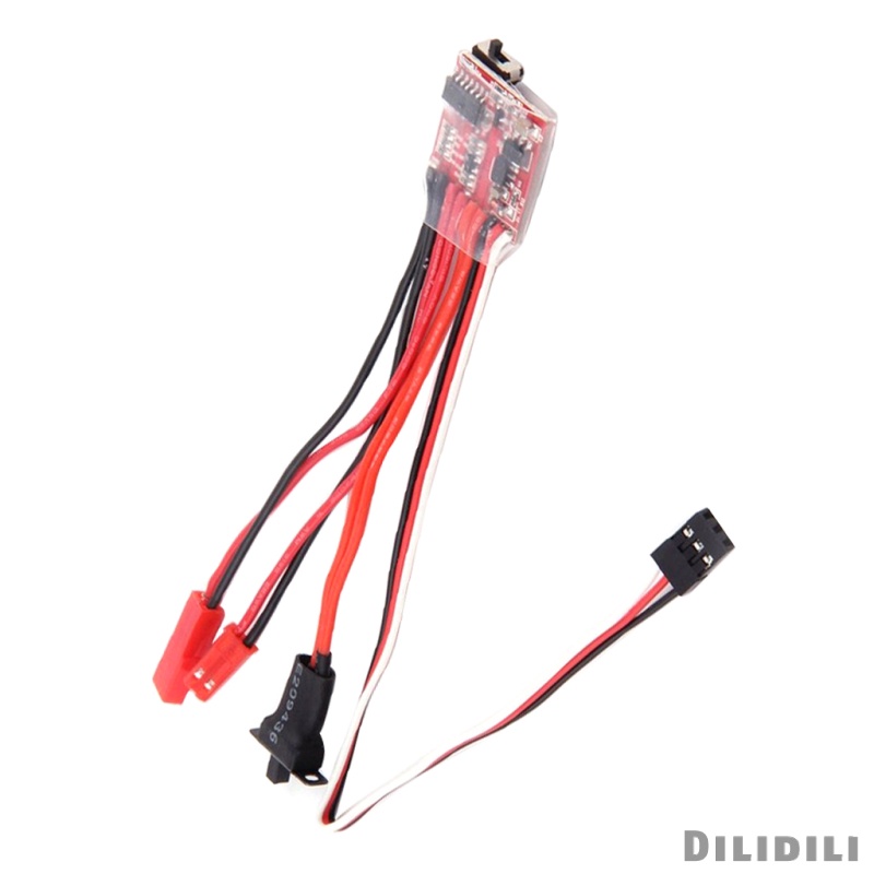 Bộ 12 Bàn Chải Điện 20a Esc Điều Khiển Tốc Độ Phanh Đảo Chiều Cho Xe Hơi / Tàu Thuyền Rc