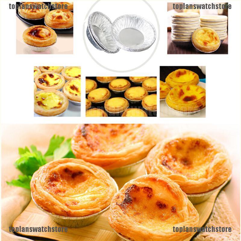 Set 50 Lá Nhôm Dùng Một Lần Chuyên Dụng Cho Làm Bánh Muffin