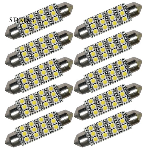 Set 2 đèn Led 12 bóng 3528-SMD ánh sáng trắng cao cấp