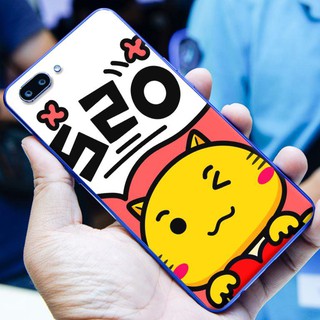 Ốp lưng oppo realme c1 - oppo a3s - mèo vàng