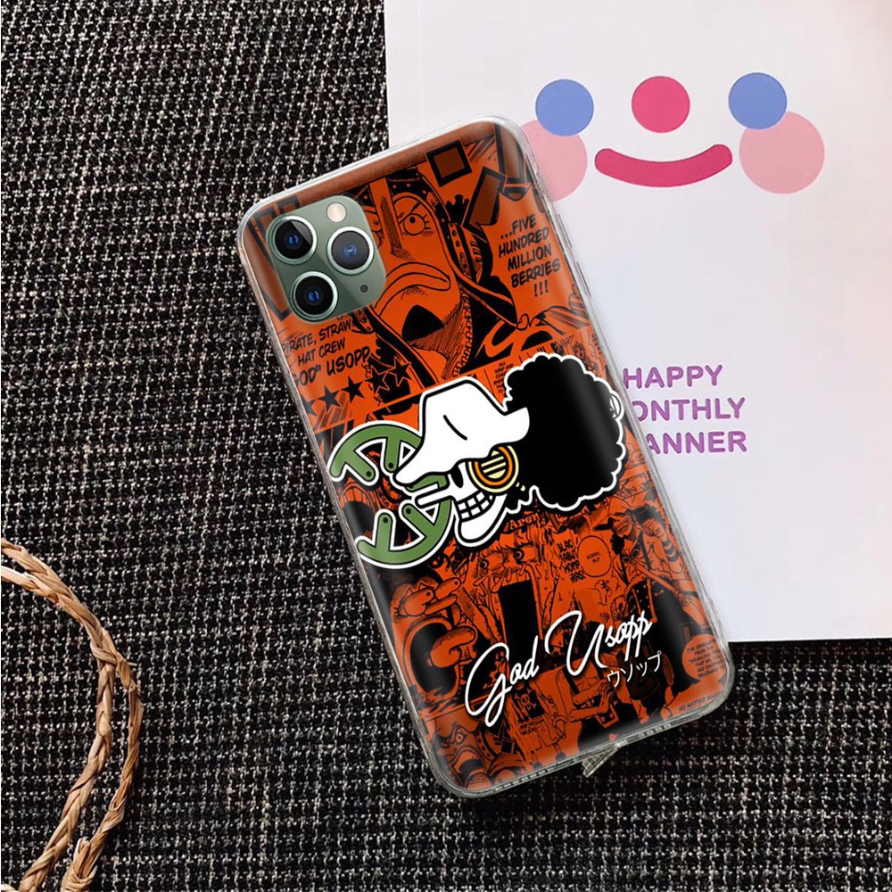 Ốp điện thoại dẻo trong suốt in họa tiết anime One Piece cho LG G5 G6 G7 G8 THINQ K9 K11 V20 V30 V30S V35 V40 Q60 VA6