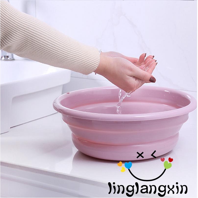 Thau nhựa silicon có thể xếp gọn tiện dụng