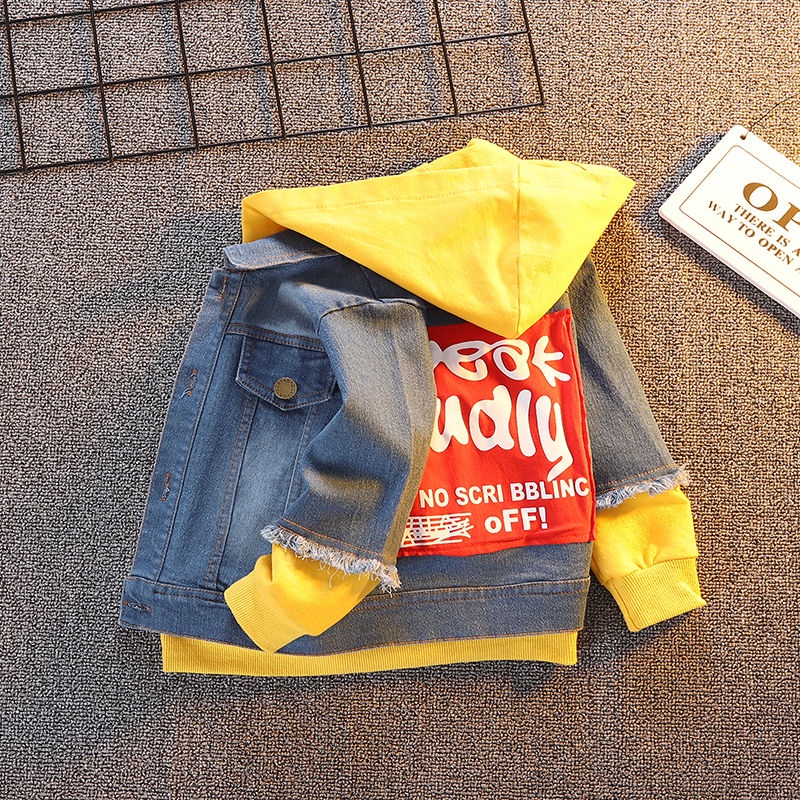 Áo khoác Denim thời trang xuân thu cho bé