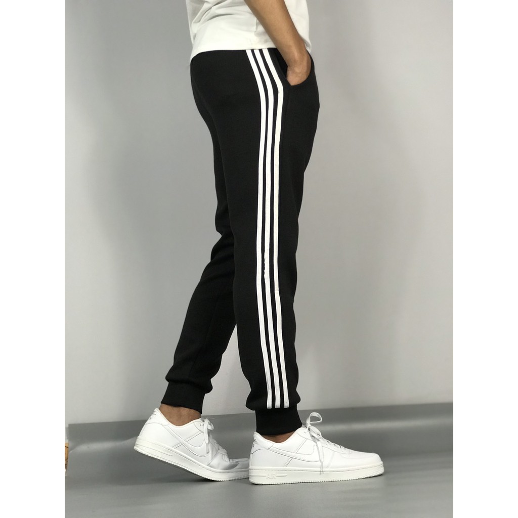 Quần Thể Thao Nam Dài Ba Sọc Trắng Ống Bó Jogger | BigBuy360 - bigbuy360.vn