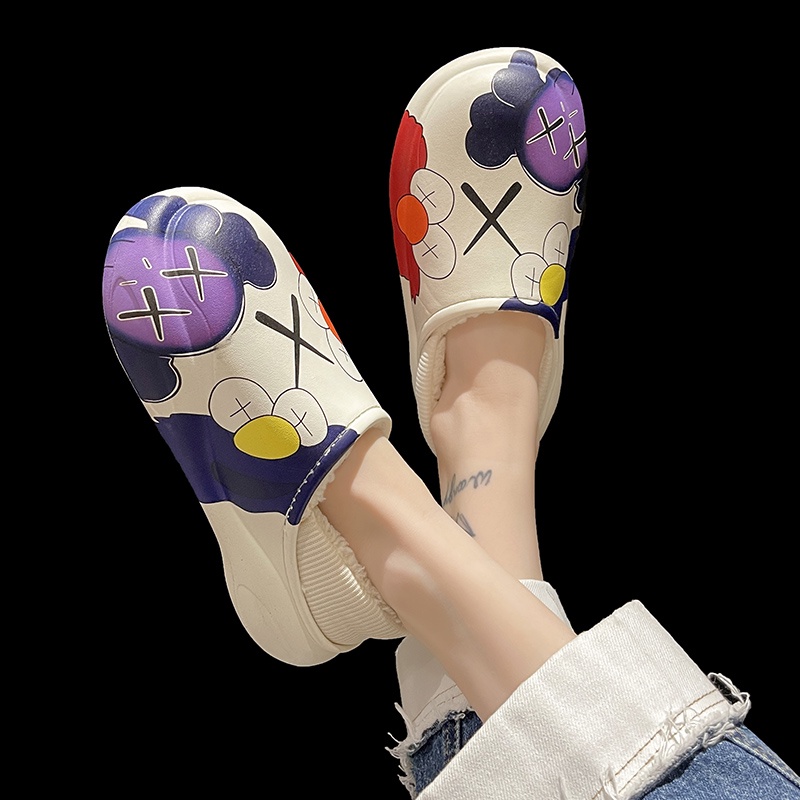 Tikp Dép Bông Nữ Giữ Ấm Chống Trượt 5 Màu Size 36-45