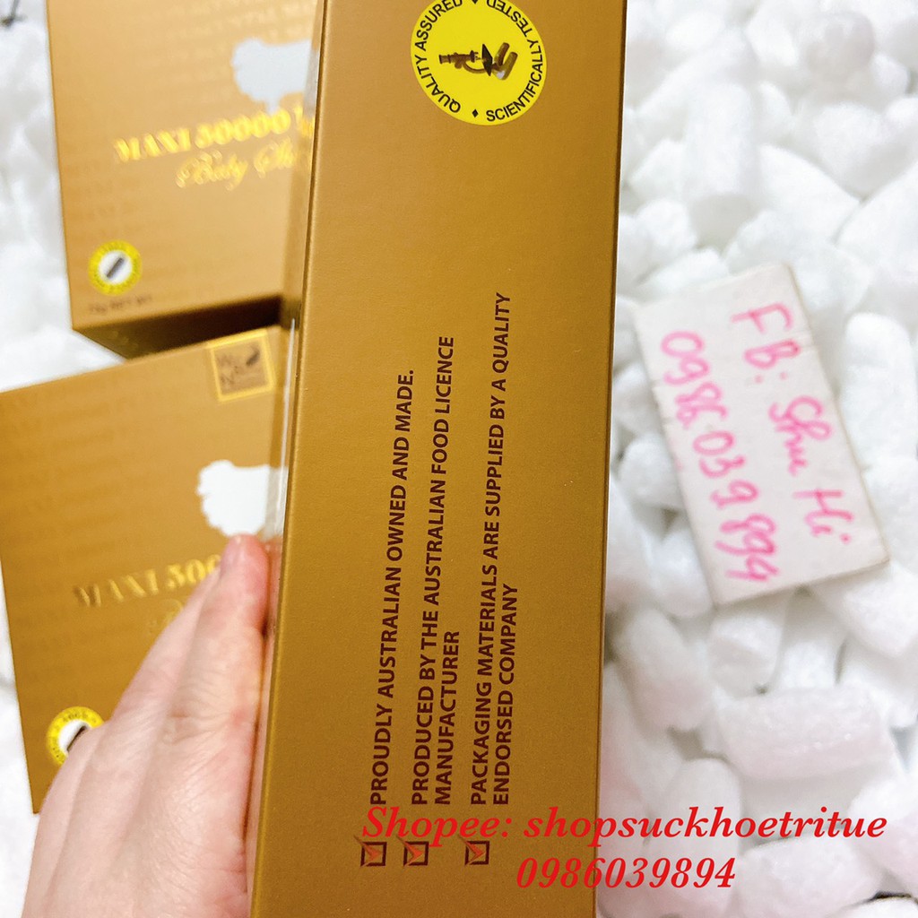 Nhau Thai Cừu Maxi Placental 50000mg Úc