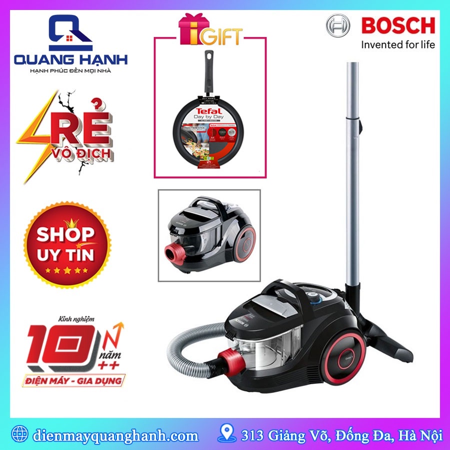 Máy hút bụi Bosch BGS2UPWER1 2500W [Hàng chính hãng, Bảo hành 24 tháng]