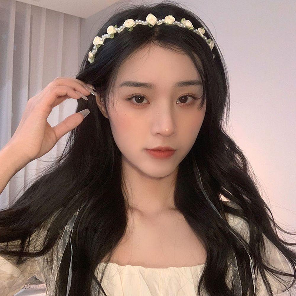 1 Băng Đô Hoa Sang Trọng Phong Cách Hàn Quốc