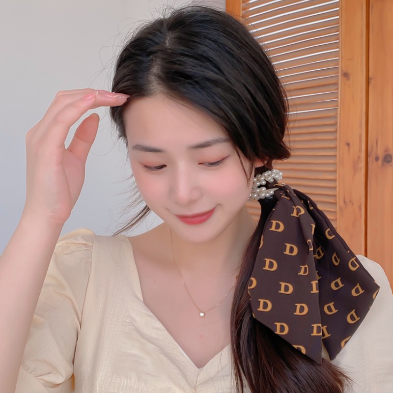 (Various Ways To Wear) Vintage Tie Hair Ribbon Exquisite Accessories Gift